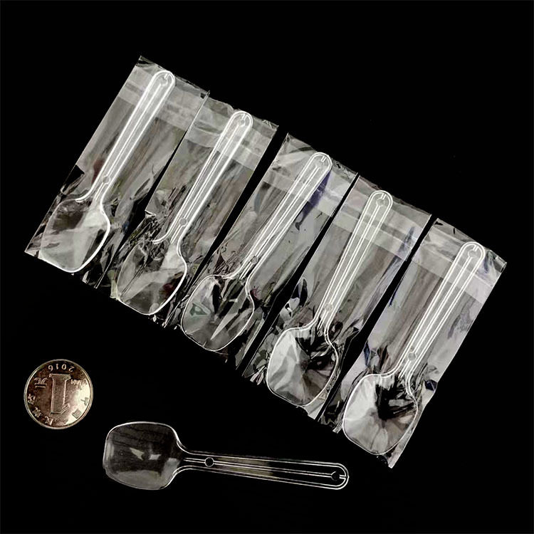 布丁勺塑料甜品勺子一次性调羹蛋糕冰淇淋小独立包装甜点