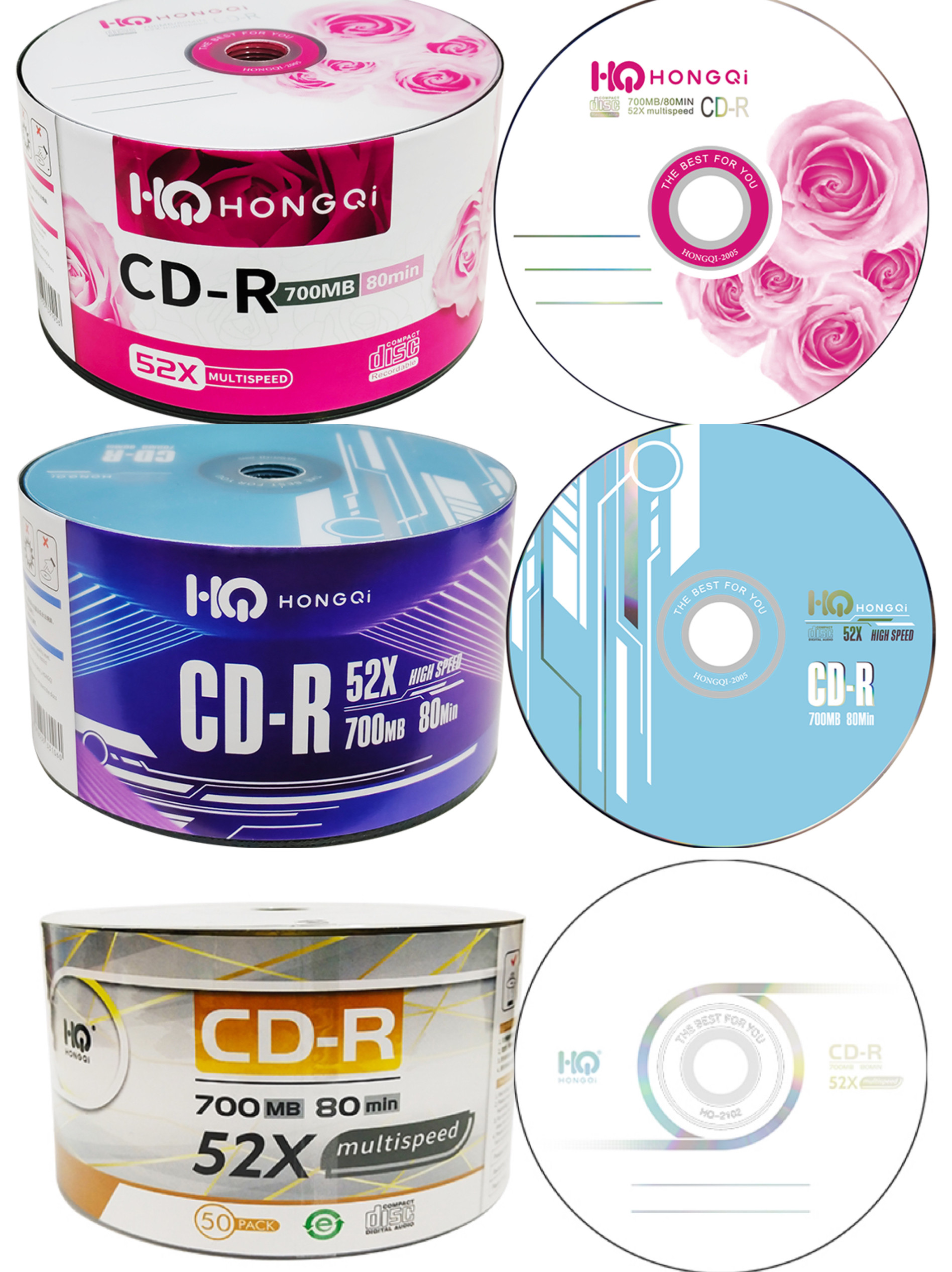 多种打印新款上市威宝随机发货CD和DVD投标用空白CDDVD空白光盘