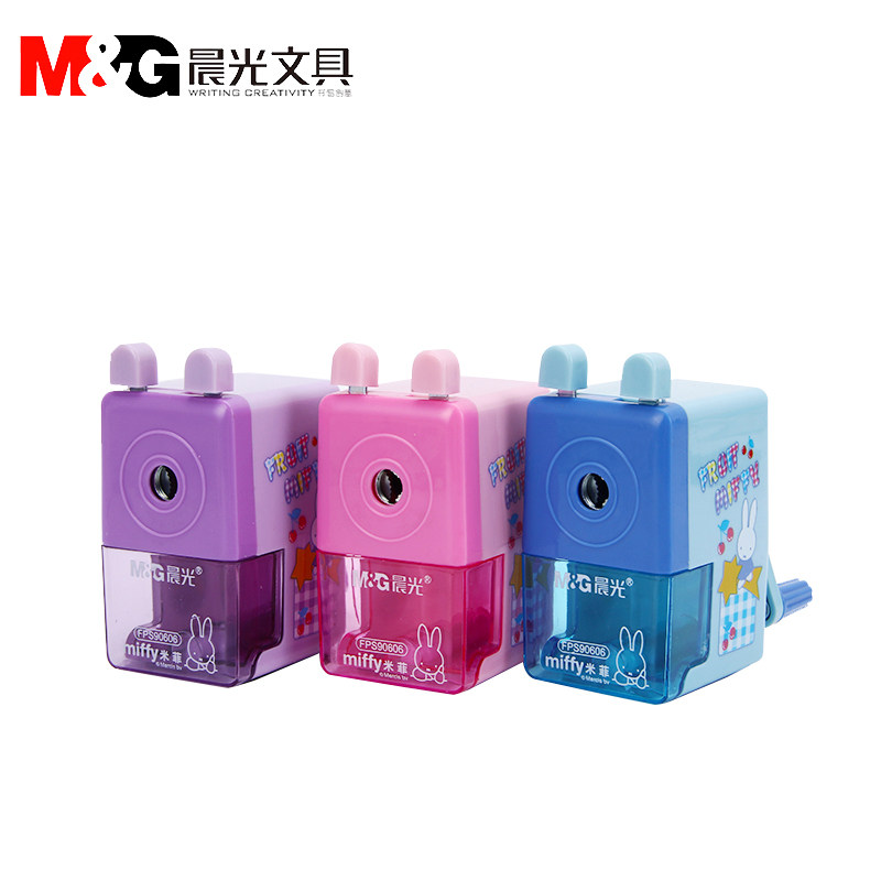 包邮晨光学生文具米菲卡通手摇卷笔刨削笔机削笔器铅笔刨FPS90610