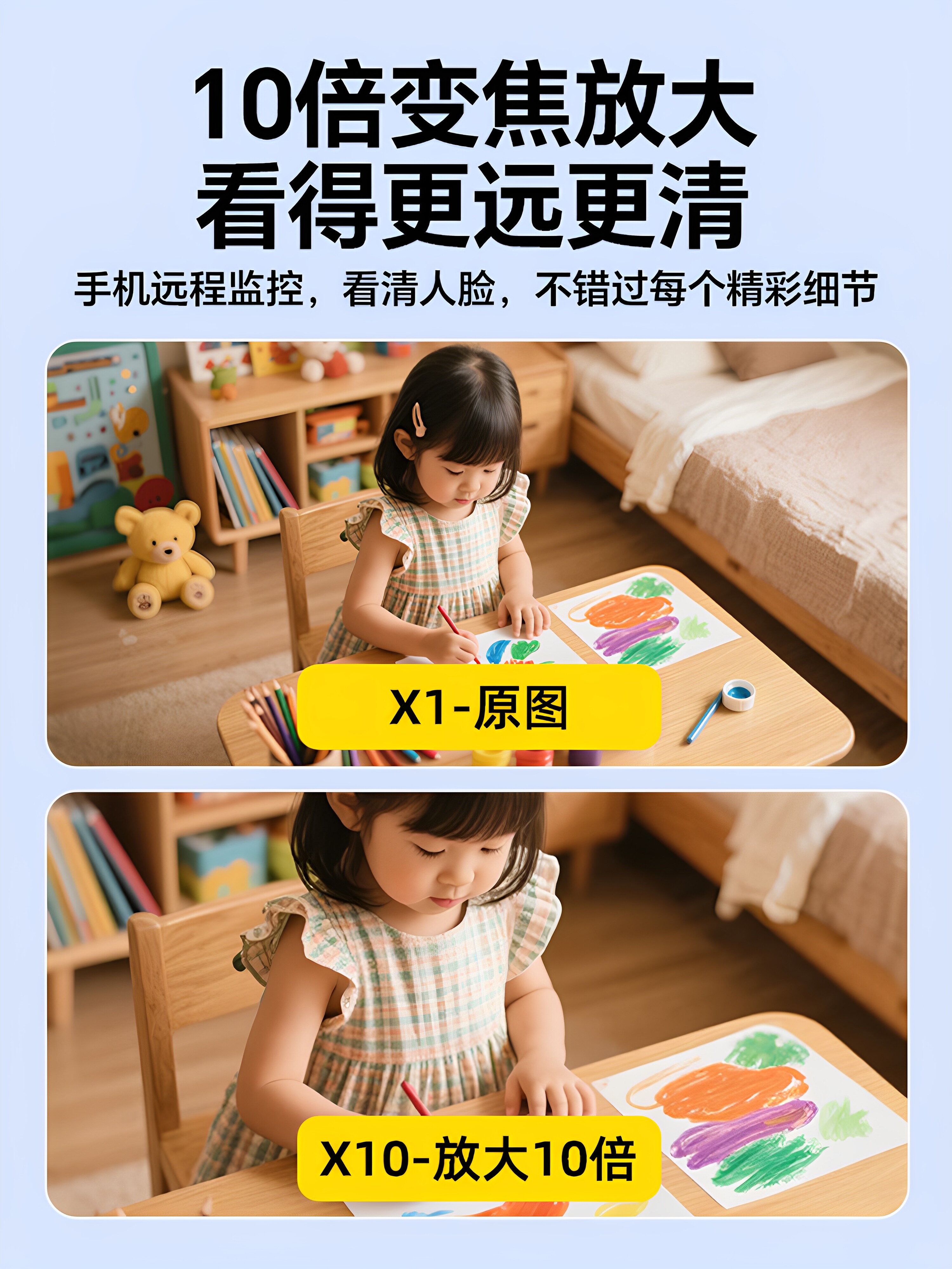 新款摄像头免插电监控无需wifi不插电家用手机远程无需网络录像机