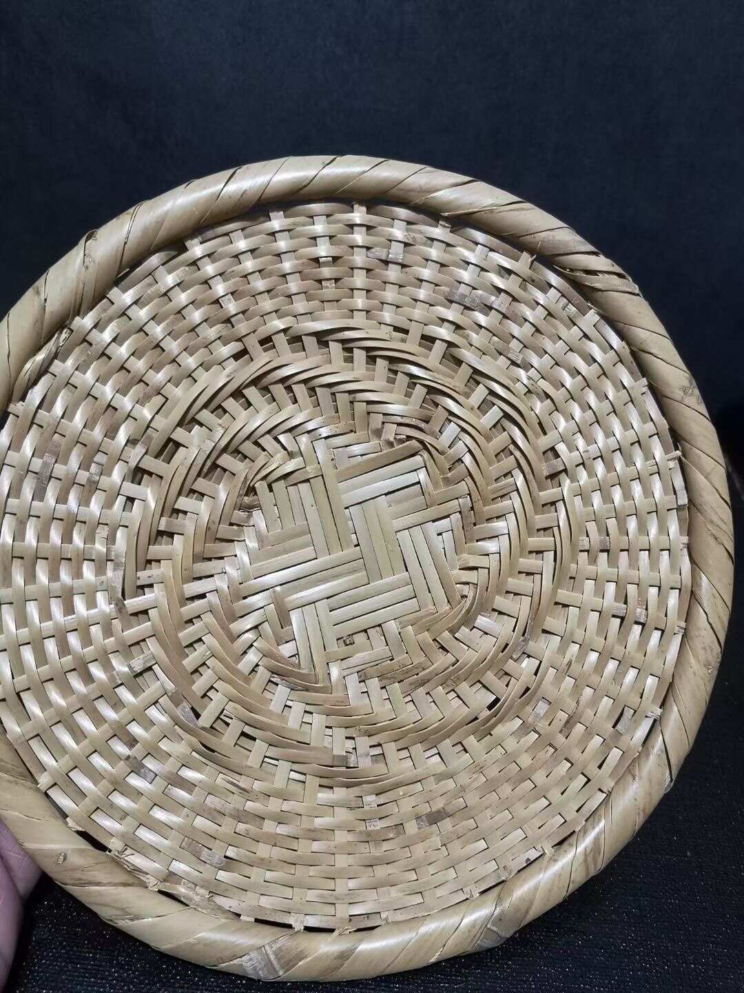 日本回流竹编菓子盘点心盘 带皮 中号X3​茶亦居日本回流