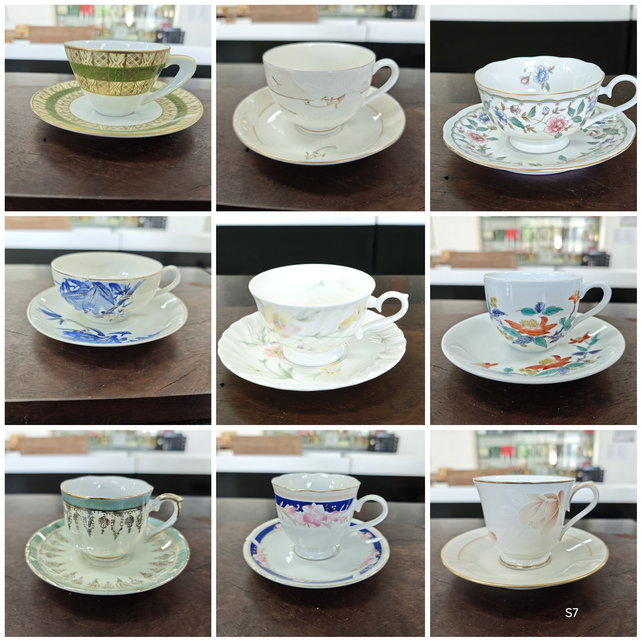 日本各色咖啡杯 描金骨瓷薄胎 九谷烧贝壳釉 茶亦居日本古美术S7,餐饮具,其它,淘宝优惠券,粉丝福利购,淘宝优惠卷