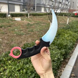 打制石器纯手工制作爪子刀游戏生日礼物周边手办蛋白石爪刀可定制