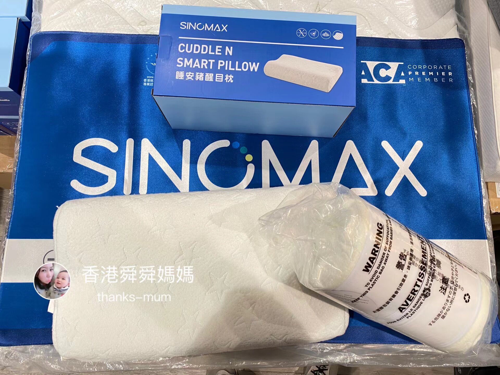 SHUN MA COUNTER GENUINE SINOMAX BABY PILLOW SPACE COTTON MEMORY PILLOW SLEEP PIG NEW