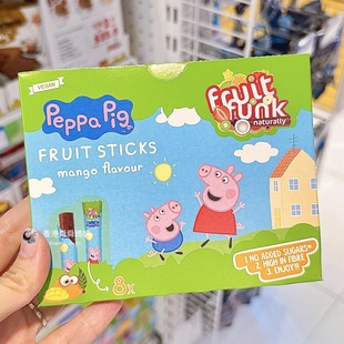 香港舜妈代购 小猪佩奇汪汪队幼儿水果条果肉条天然儿童零食peppa