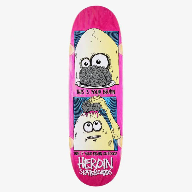 HEROIN蛋形滑板面对称板型