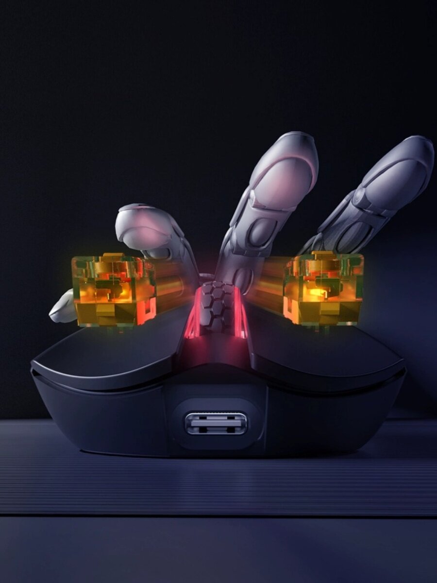 DARMOSHARK M3S PRO 경량 3395 E스포츠 게임 3모드 무선 BLUETOOTH 유선 마우스