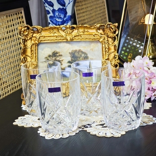 Marquis by Waterford Sparkle水晶威士忌大号酒杯四件套原装盒