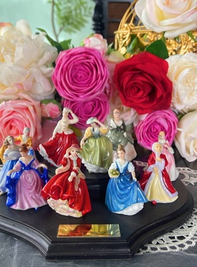 doulton瓷偶骨瓷可爱桌面古董