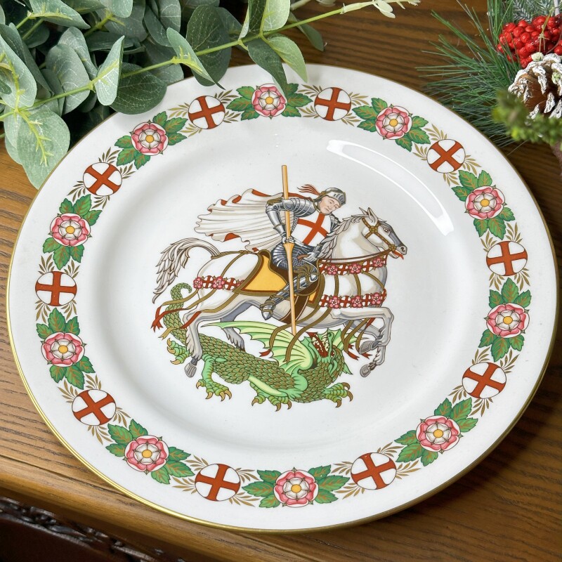 西洋古董 Spode 骑马的勇士 装饰挂盘 可上墙 现货