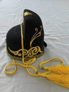 古装金光瑶帽子明朝锦衣卫飞鱼帽侠客汉服展昭帽古代演出县令官帽