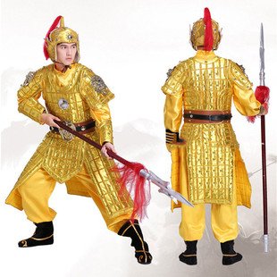 演出服 帅服剧组群演服装 影视古装 将军盔甲古代士兵铠甲武士战袍元