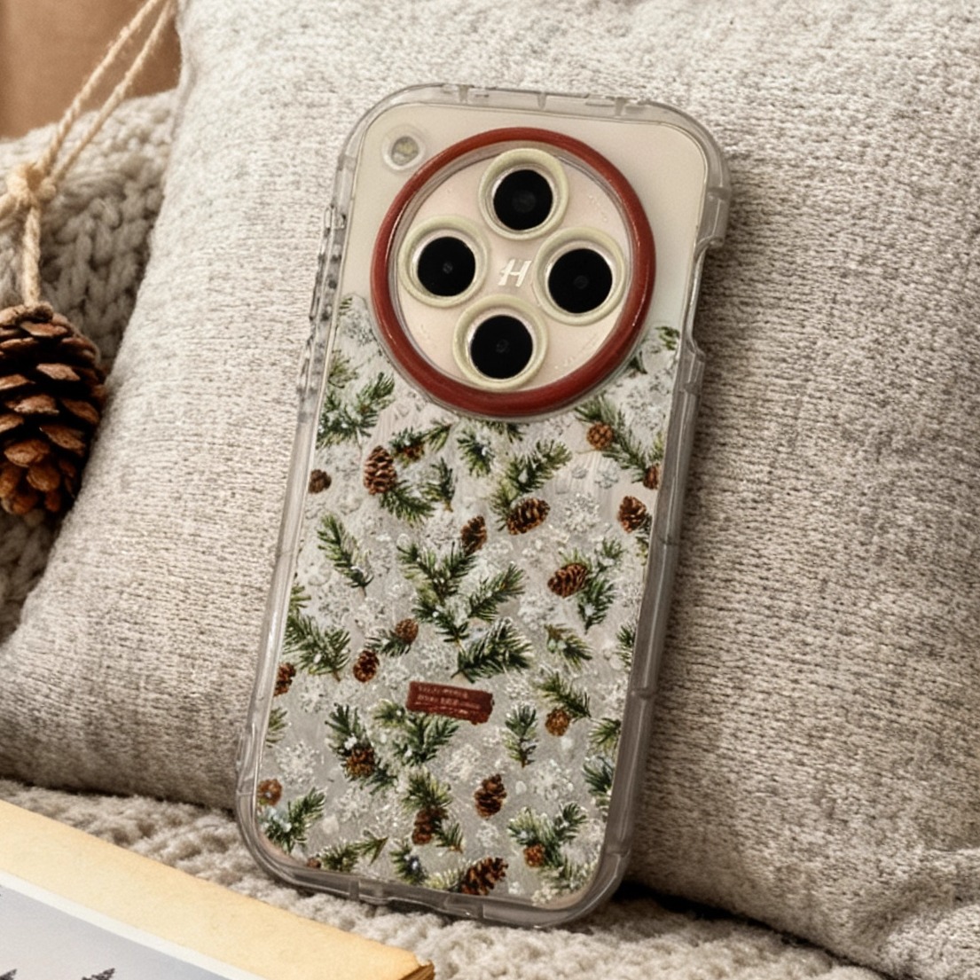 [松树碎花]简约冬季全型号手机壳