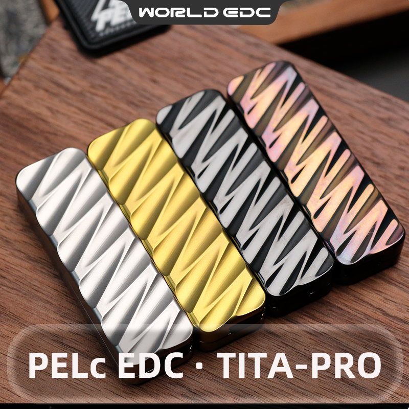 世界EDC TITA-PRO PELc EDC 金属解压推牌周边推动潮玩指尖玩具
