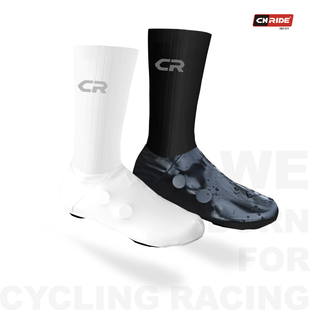 专业公路车气动款锁鞋套 iTT低风阻防风防水泥沙自行车保暖PU鞋套