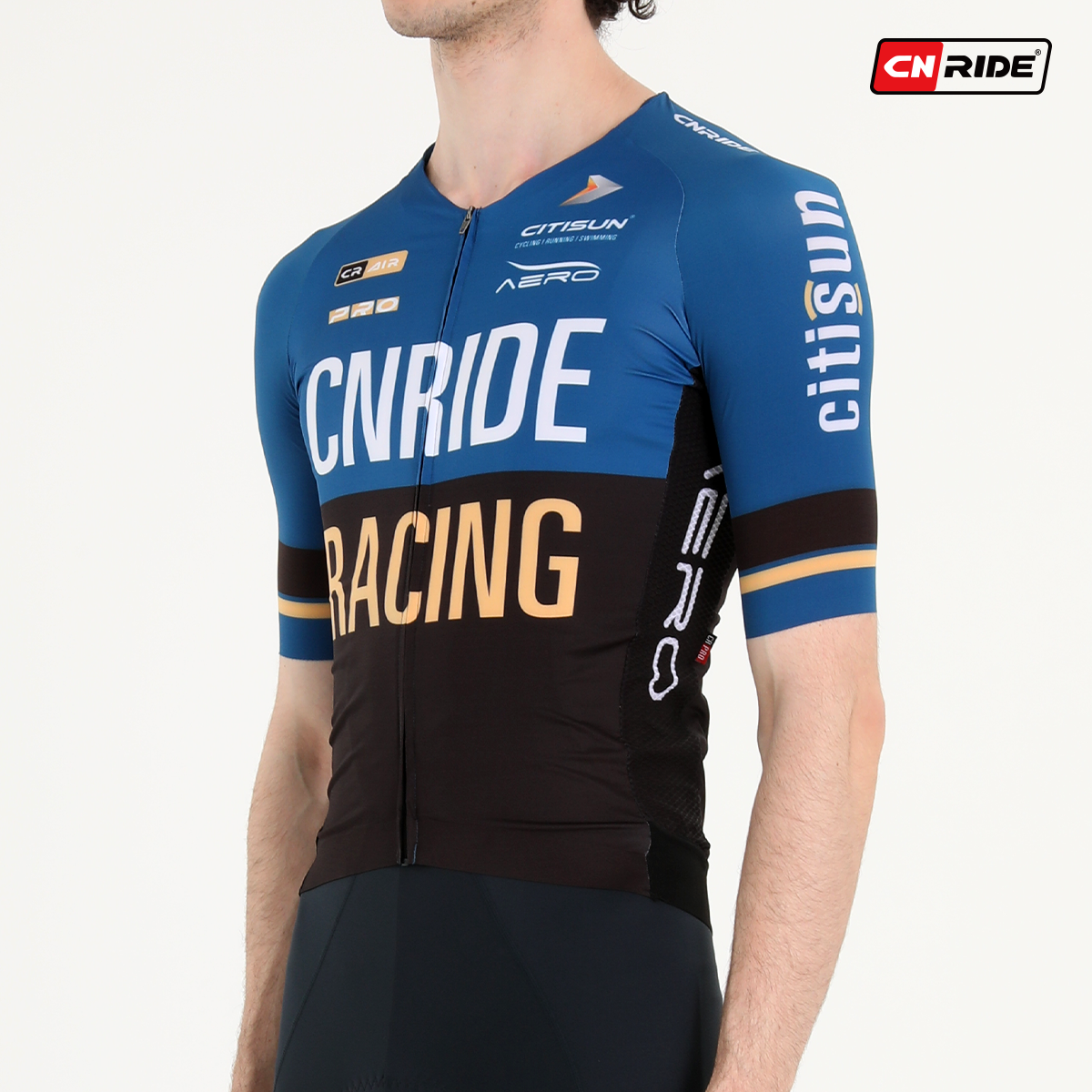 CR_AIR气动竞技短袖骑行服 山地公路车一体切割袖口轻量透气上衣