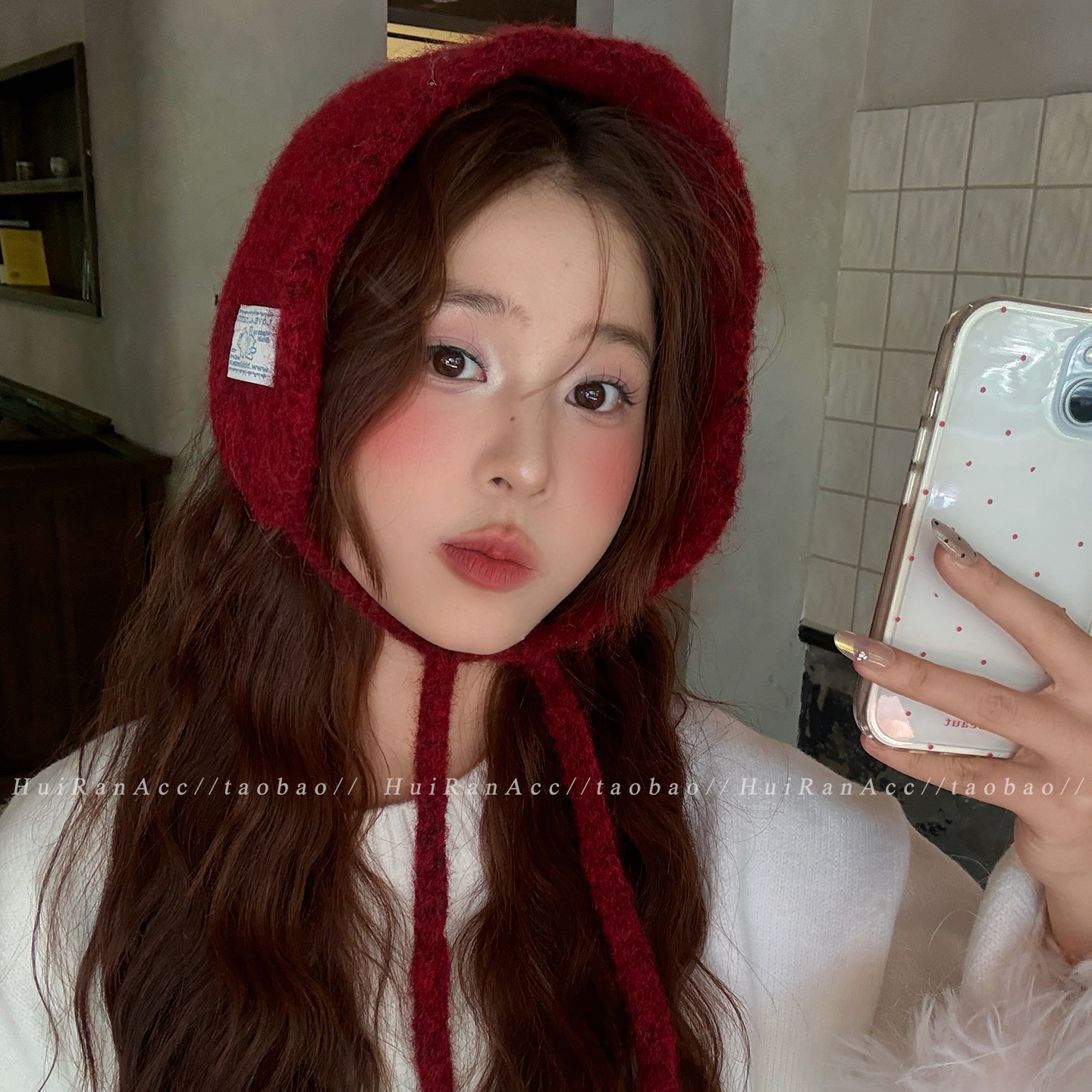 韩系氛围感保暖护耳耳罩女2025新款秋冬百搭小众可爱绷带包头耳暖