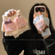 正版 授权蝴蝶结HelloKitty半指手套2026新款 冬保暖翻盖学生五指套