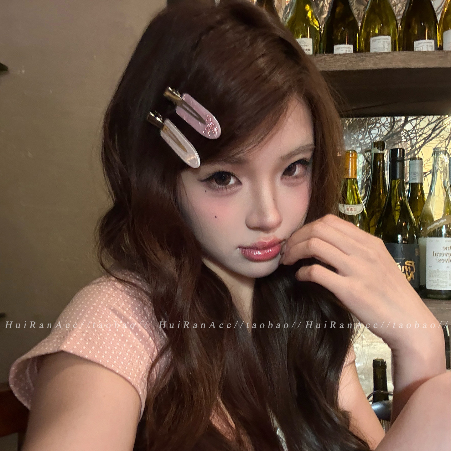 可爱ins风无痕发夹边夹侧边夹图片