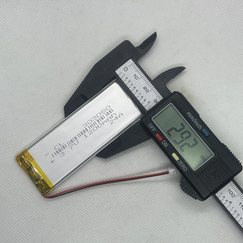 303080聚合物锂电池3.7v 1200mah 超薄可充电 便携式蓝牙音箱电池