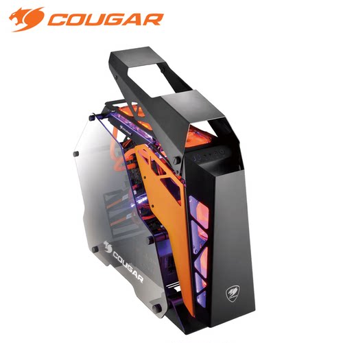 COUGAR骨伽电脑主机箱 台式机中塔式征服者游戏定制水冷电竞机箱