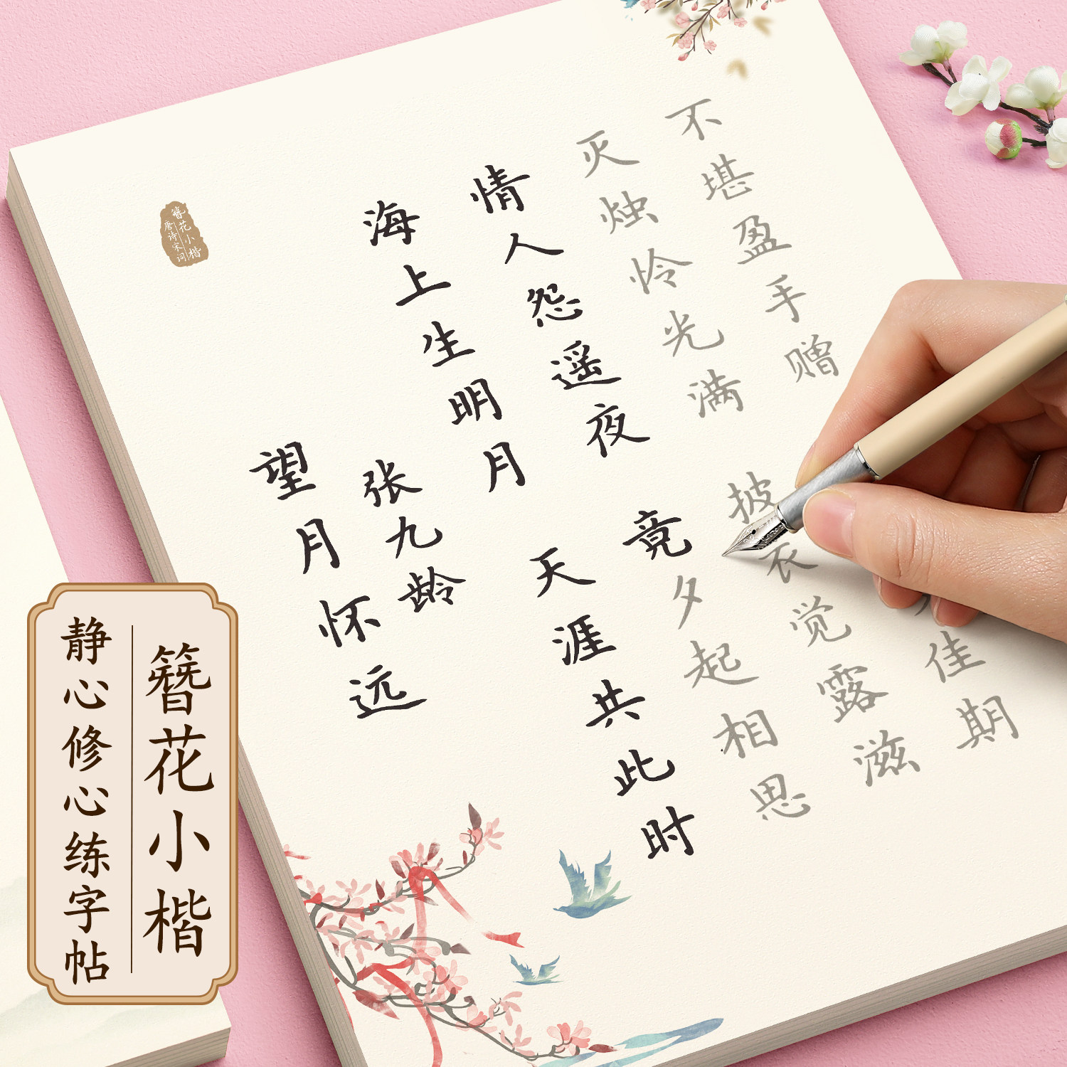 静心修心练字帖簪花小楷修身养性成人楷书女士静心女生字体漂亮大气成年速成反复使用描红字帖手抄本写字本贴,文具电教/文化用品/商务用品,控笔训练本,淘宝优惠券,粉丝福利购,淘宝优惠卷