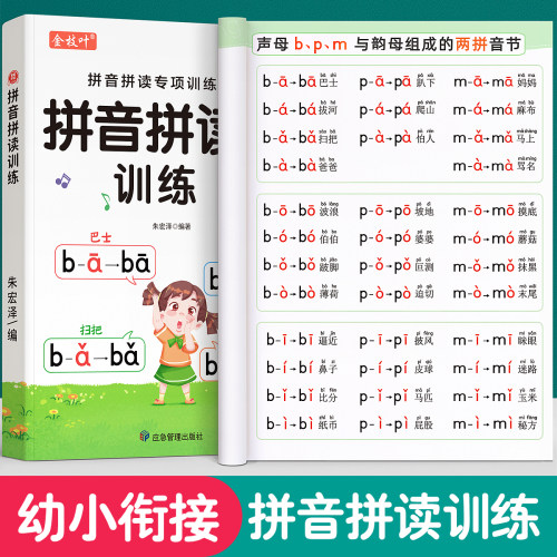 拼音拼读训练幼小衔接拼音书