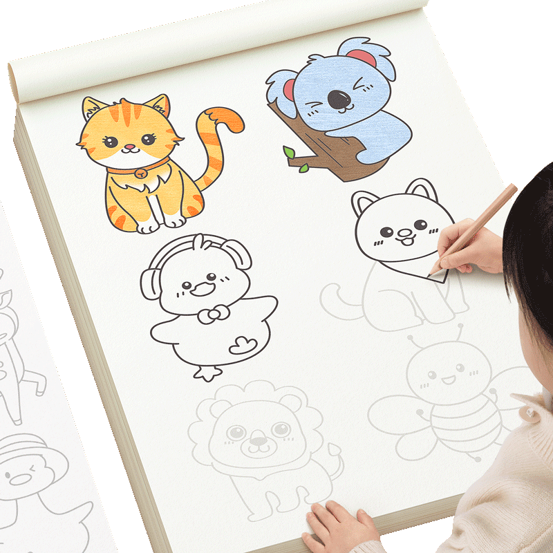 画画描绘本漫画儿童简笔画入门