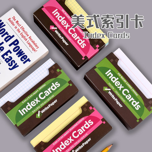 官方凯萨ins美式加厚索引便签纸