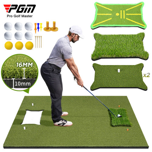 热销高尔夫打击垫可换垫室内户外挥杆练习垫高尔夫球垫