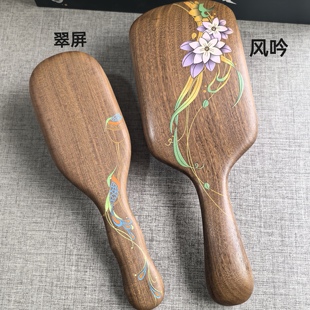 谭木匠 风吟 气囊按摩梳 翠屏护发木梳子 天然材质 生日礼物