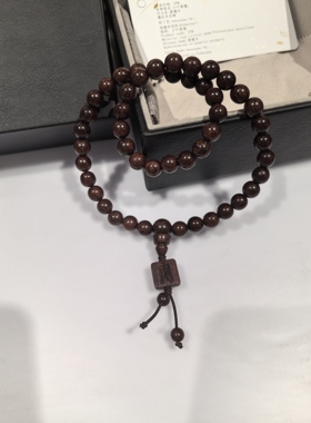 谭木匠正品礼盒ZTM手珠平安8mm*48颗天然材质送领导送女朋友