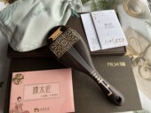 谭木匠二十四伎乐ip合作琵琶行黑檀木气囊护发按摩梳子 个人洗护