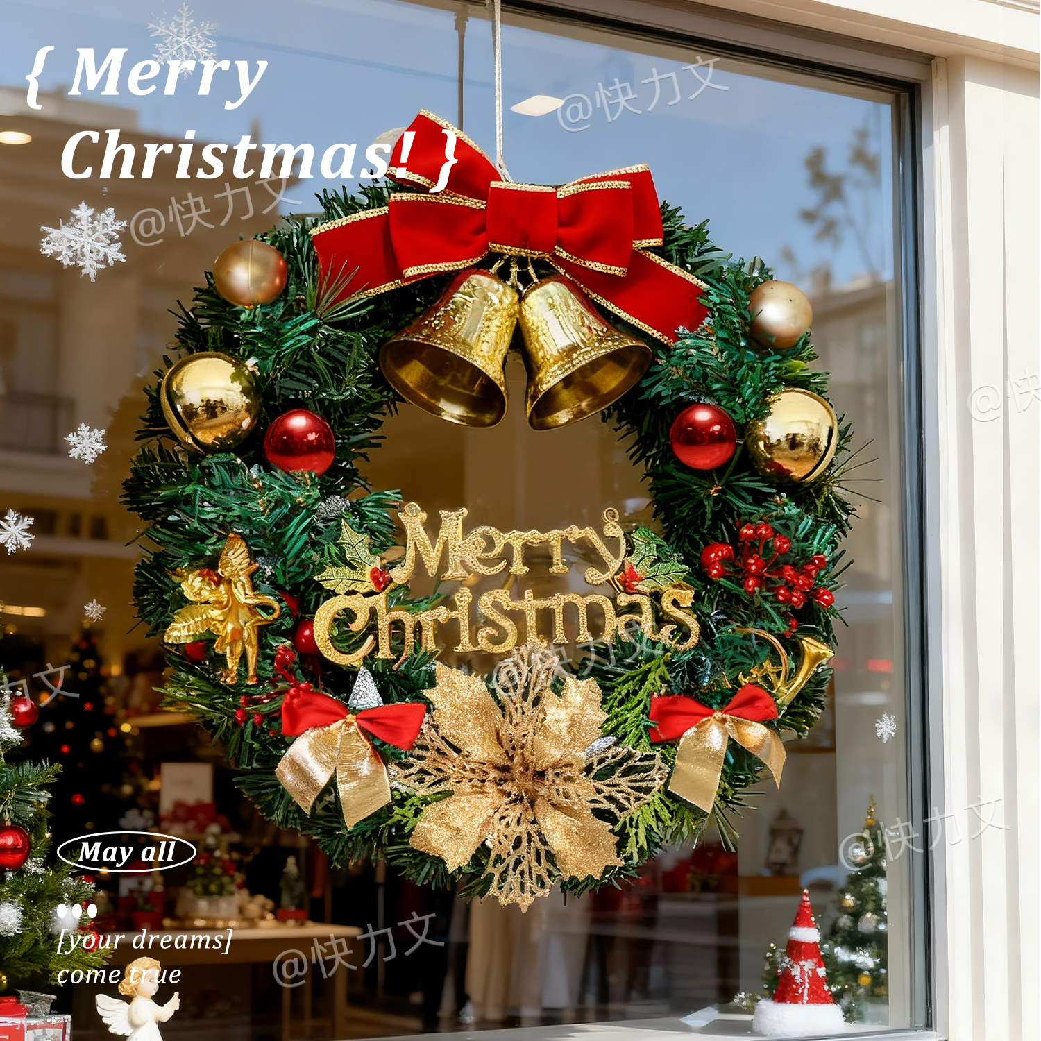 圣诞花环圣诞节装饰品