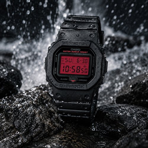 卡西欧G-SHOCK原点基础小方块BBR