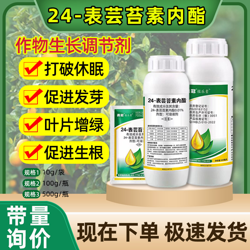 芸苔素内脂植物生长调节剂果树葡萄辣椒保花保果农药防落果叶面肥