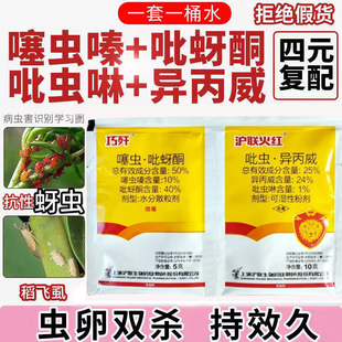 农药杀虫剂吡虫异丙威噻虫吡蚜酮水稻飞虱抗性蚜虫稻飞虱虫卵双杀