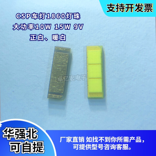 正白暖白大功率汽车灯珠10W15W