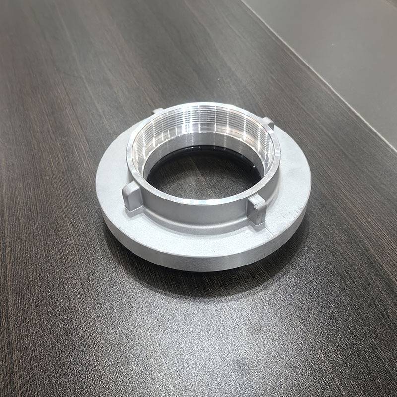 消防水带接头4寸接口消防接头内牙外牙管尾铝合金快速接扣配件