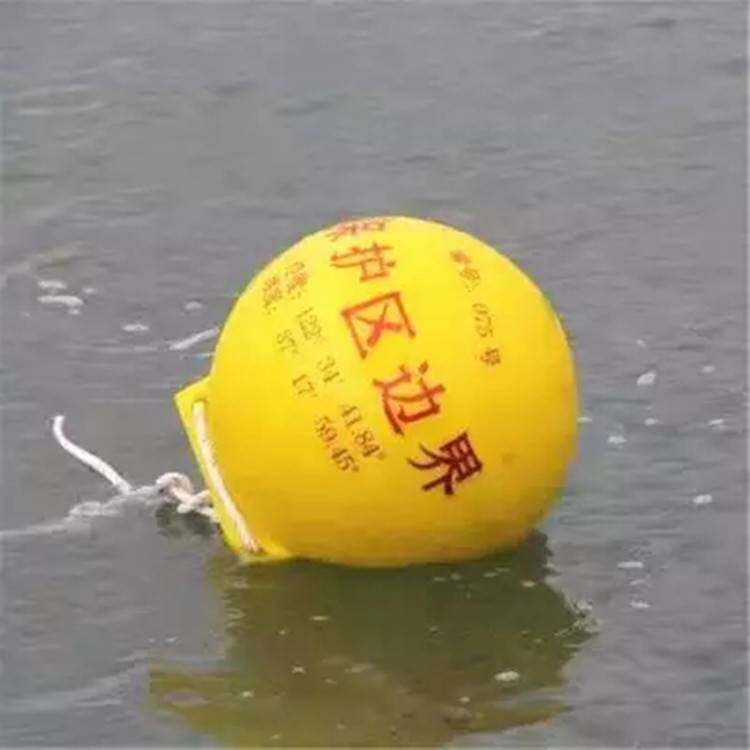 供应PE外壳塑料浮体厂家 长江水系养殖用PE塑料浮球
