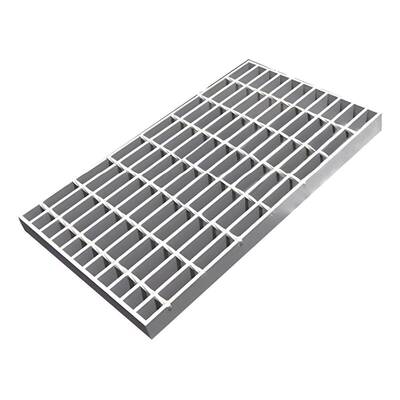 Corrosion-resistant steel grating for chemical plants