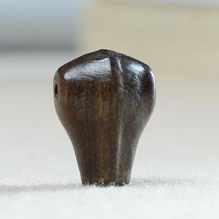 沉香鲨鱼背佛头一体手串三通配件diy文玩佛珠配饰饰手链项链顶珠