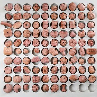 血柏木雕刻卡通可爱文玩佛珠配饰手工DIY饰品手串手链钥匙扣隔珠