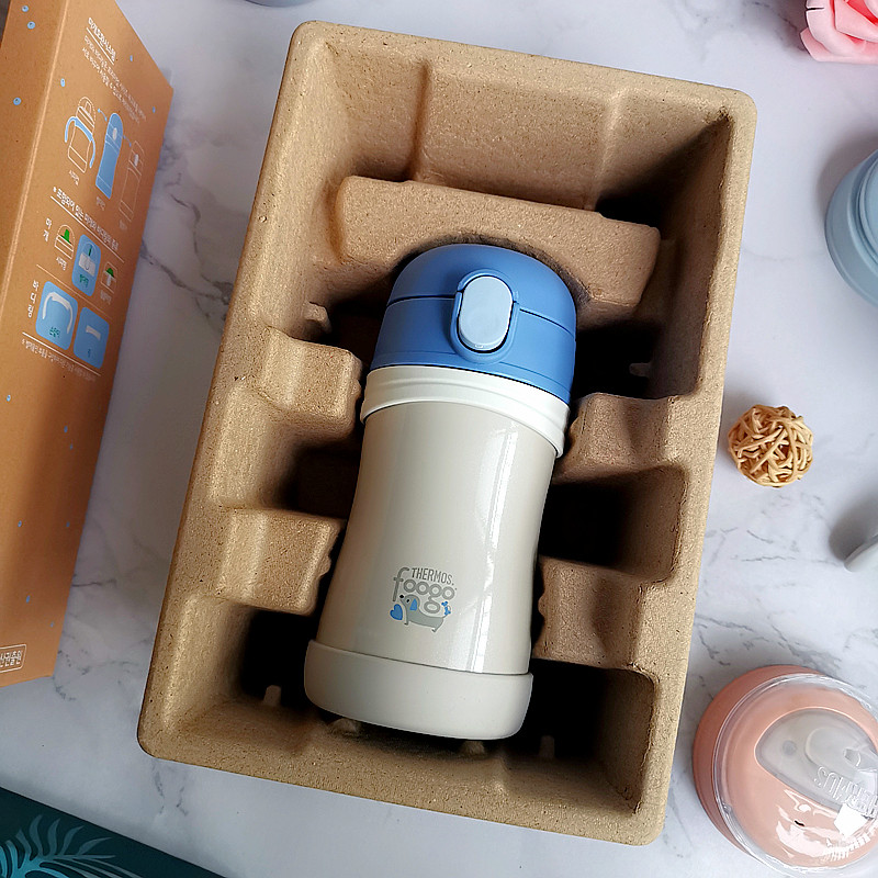 韩国进口膳魔师foogo儿童吸管保温杯宝宝学校学生手柄直饮便携