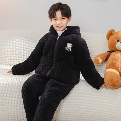 儿童睡衣冬季加绒加厚款