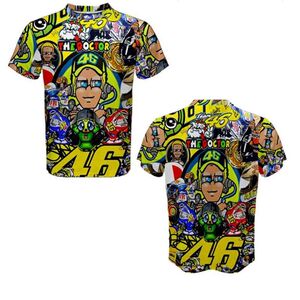 包邮2021年MOTOGP 摩托车骑行赛车服短袖T恤骑士机车卡通短袖