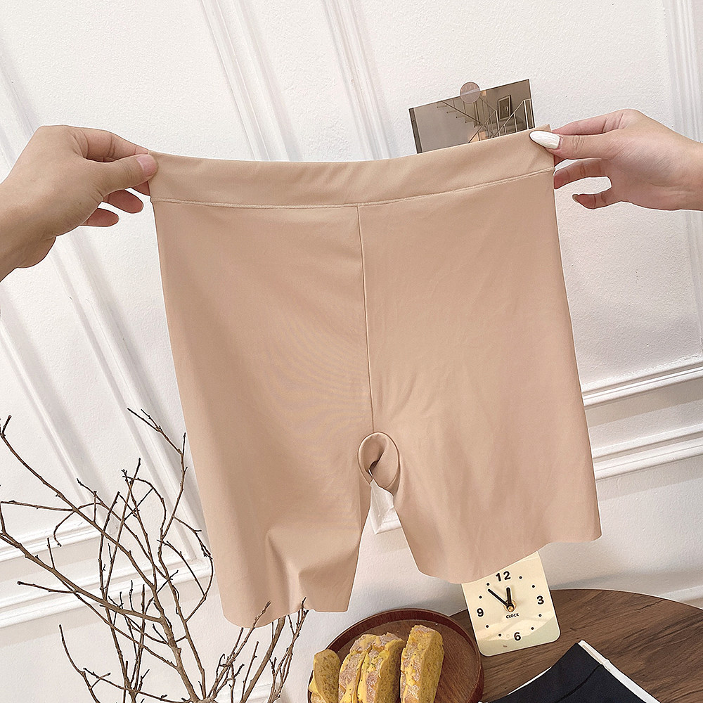 粉底液防走光安全裤冰丝平角裤100A抑菌裆二合一女生打底裤夏薄款,女士内衣/男士内衣/家居服,女安全裤,淘宝优惠券,粉丝福利购,淘宝优惠卷