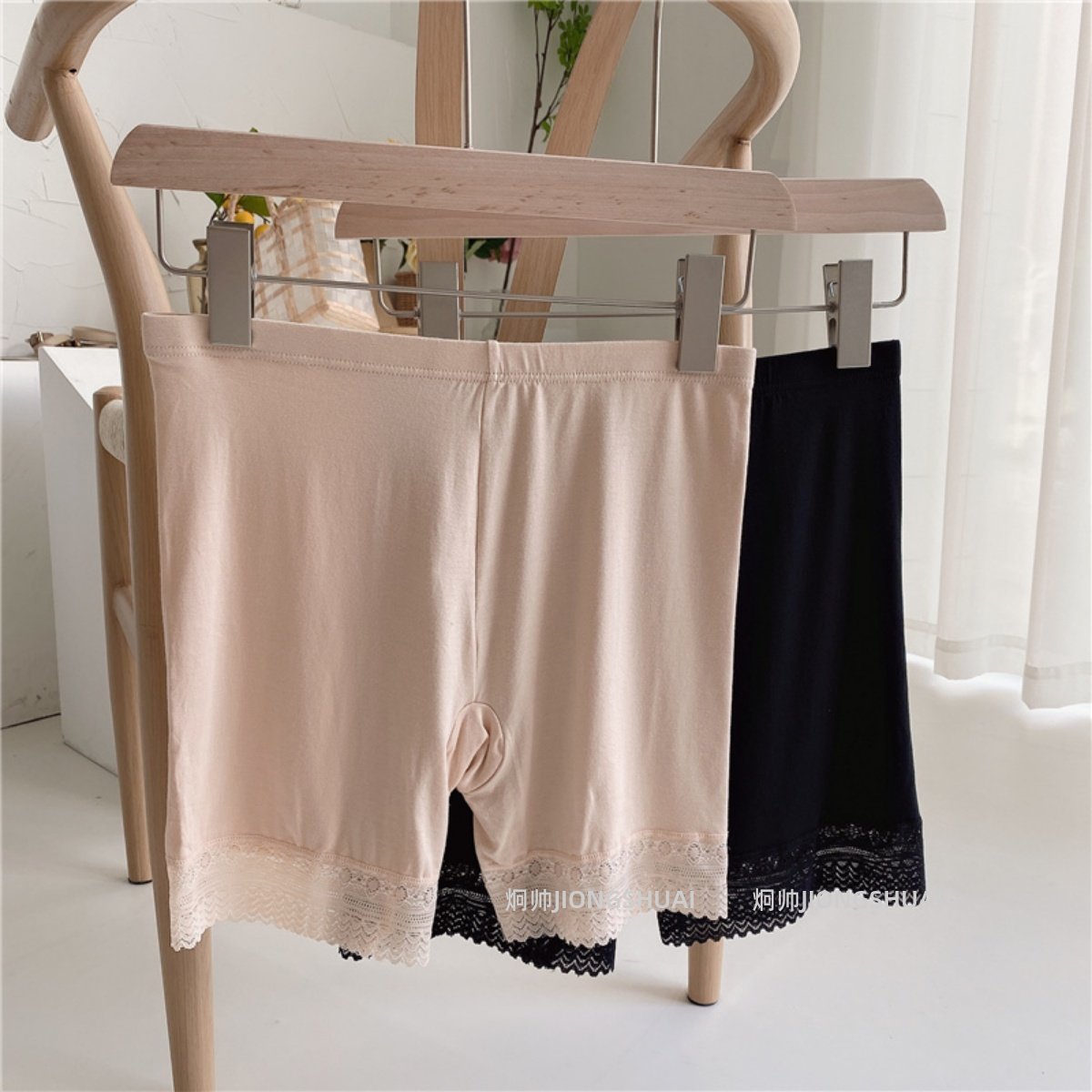 炯帅 安全裤女夏薄款防走光不卷边宽松短裤蕾丝边保险裤打底裤女,女装/女士精品,打底裤,淘宝优惠券,粉丝福利购,淘宝优惠卷