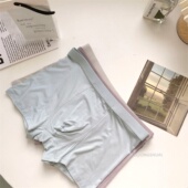 内裤 棉新款 男生宽松四角裤 夏日男士 宽松青少年男孩短裤 衩潮