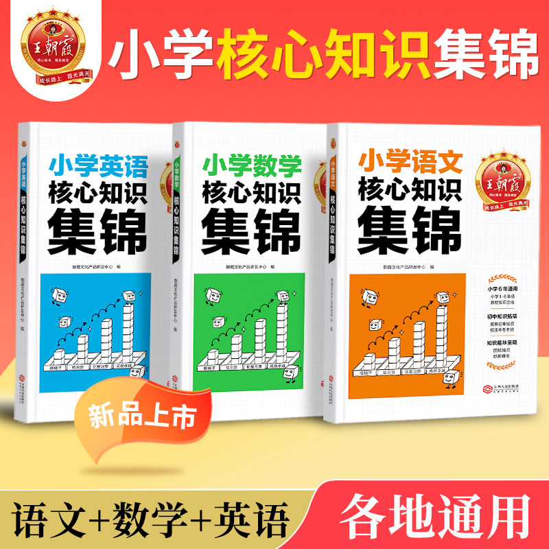 王朝霞小学核心知识集锦语文数学英语一二三四五六年级小升初衔接小学知识大盘点小升初总复习重难点归纳考点训练手册人教版